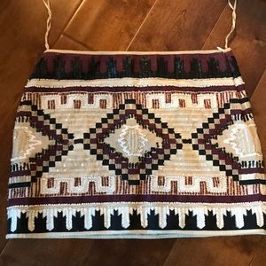 Zara beaded skirt. M. NWT.